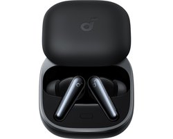 soundcore Liberty 5 by Anker, draadloze oordoppen met noise-cancelling, 2x sterkere stemonderdrukking, realtime adaptieve noise canceling, snelladen, Dolby Audio, heldere gesprekken met 6 microfoons en AI, lange batterijduur