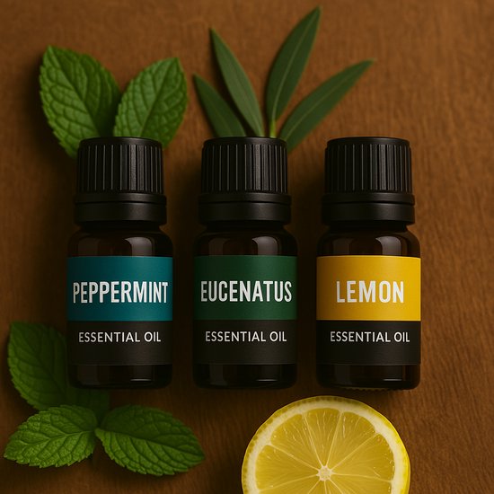 6 Essentiële Olie - Aromatherapie - Cadeau Set – Geurolie voor Aroma Diffuser- Etherische Oliën – Sterkere concentratiegraad