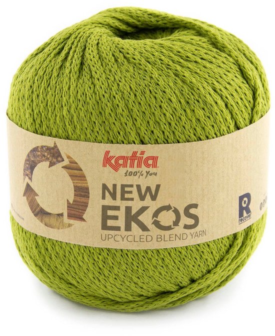 Katia New Ekos - 110 bosgroen - Gerecycled Polyester/Katoen Garen