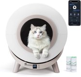 Bol.com Nobleza SL01 - Automatische Kattenbak XXL - 80L - Zelfreinigende Kattenbak - Electrische Kattenbak - Incl. App aanbieding