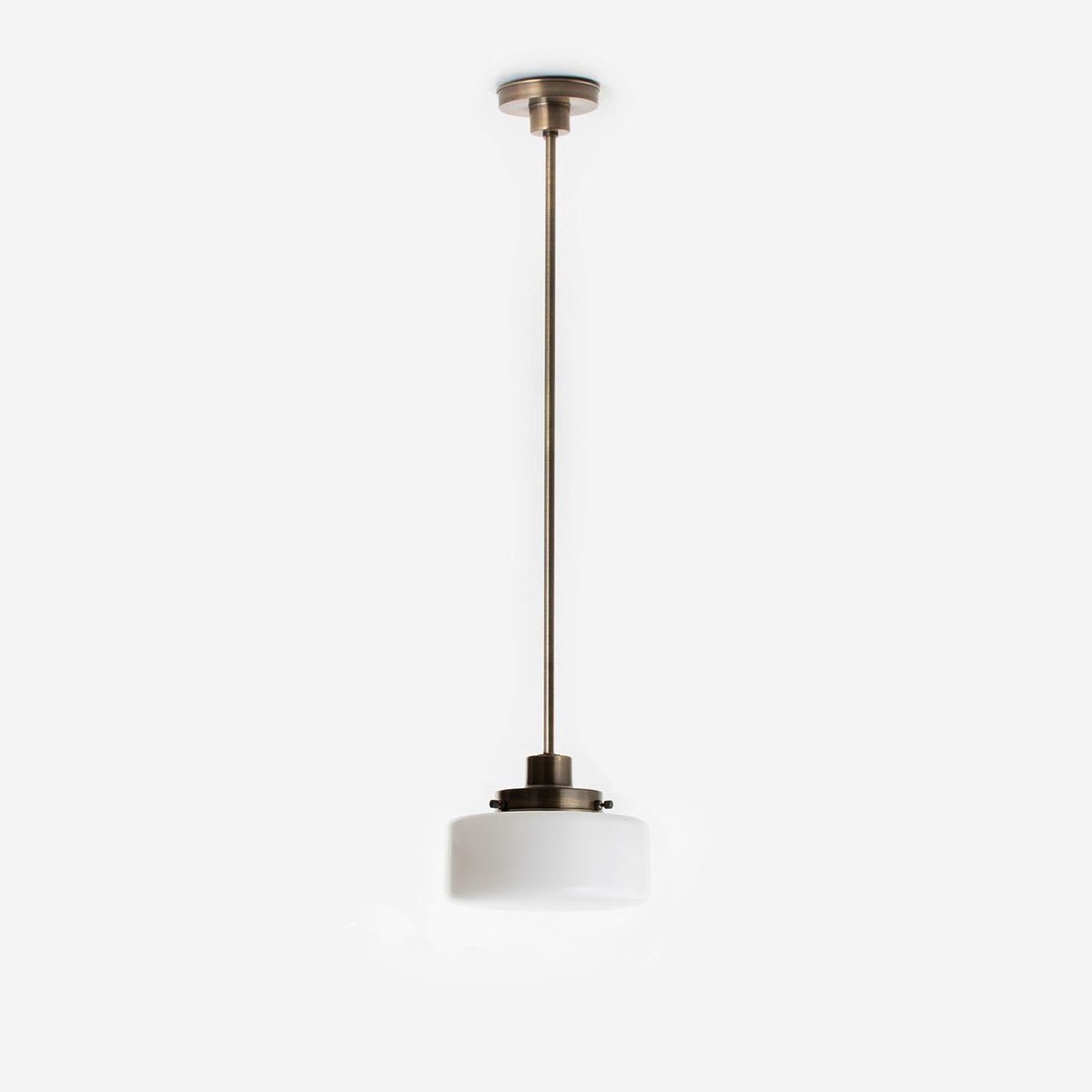 Coloured by Art Hanglamp Low Cilinder Ø 20 20's Brons - Art Deco Trade