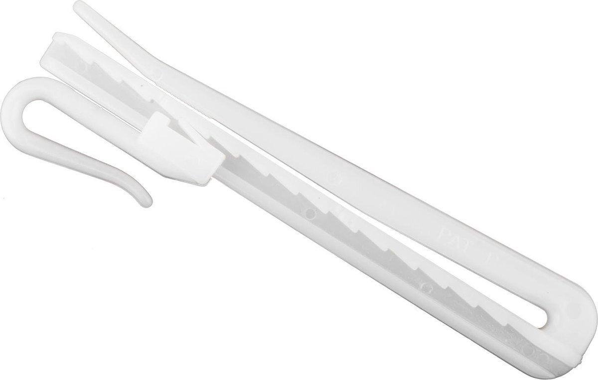 20 Antex inschuifhaken 7cm - gordijnhaken - 20x inschuif haak - gordijnhaak inschuifbaar - kunststof