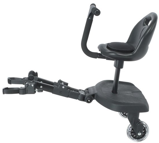 Eco Toys Meerijdplankje met Luxe Zitje voor Kinderwagen HC712120