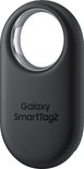 Galaxy SmartTag2 tracker in het zwart met een ovale, metalen ring.