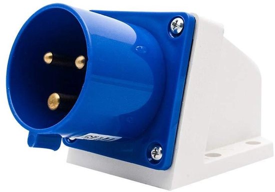 Industrial Plug Blue and MASO Sockets 16A 220V IP44 3 Pole & IP44 ...