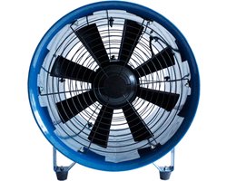 TETRA TEF 443 - Bouwventilator - 440V - 50/60Hz - 400 mm - Blauw