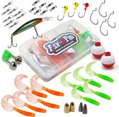 Dncvb Visbox, 4 stuks, tacklebox, 10 vakken, visbox, vissen