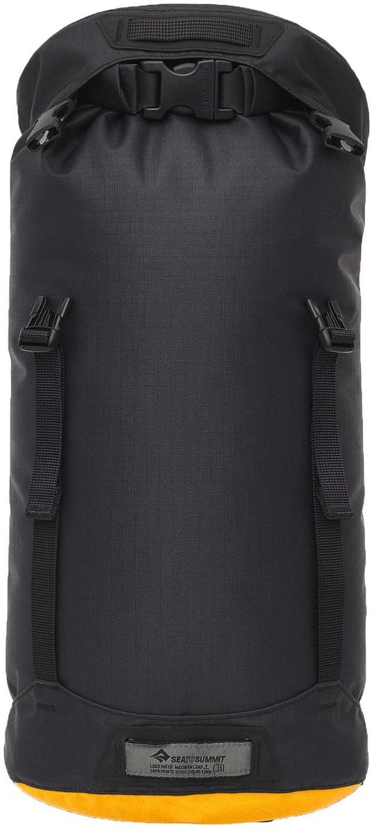 Sea to Summit Pakzak Evac Heavy Duty Compression Dry Bag 13L Jet Black Zwart