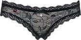 Obsessive Erotische Slip met Open Billen – Erotisch onderbroek – Maat S/M – Zwart