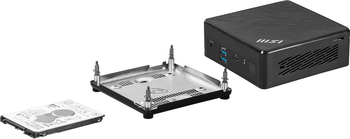 MSI Cubi 5 12M-001EU - Mini PC - Core i7 - Iris XE Graphics - 16 GB DDR4 RAM - 512 GB SSD - Windows 11 Pro thumbnail 8