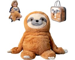 foto van Verzwaringsknuffel Luiaard 2,3 KG - Weighted Stuffed Animal Sloth - Verzwaringsknuffel Volwassenen -Verzwarings Knuffel - Antistress Knuffel - Verzwaringsknuffel Kind Therapeutisch Speelgoed, Machinewasbaar - Stressverlichting en Focus