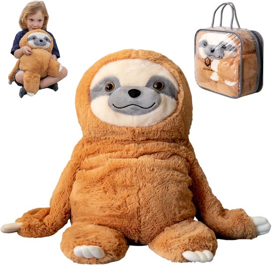 Foto: Verzwaringsknuffel luiaard 2 3 kg weighted stuffed animal sloth verzwaringsknuffel volwassenen verzwarings knuffel antistress knuffel verzwaringsknuffel kind therapeutisch speelgoed machinewasbaar stressverlichting en focus