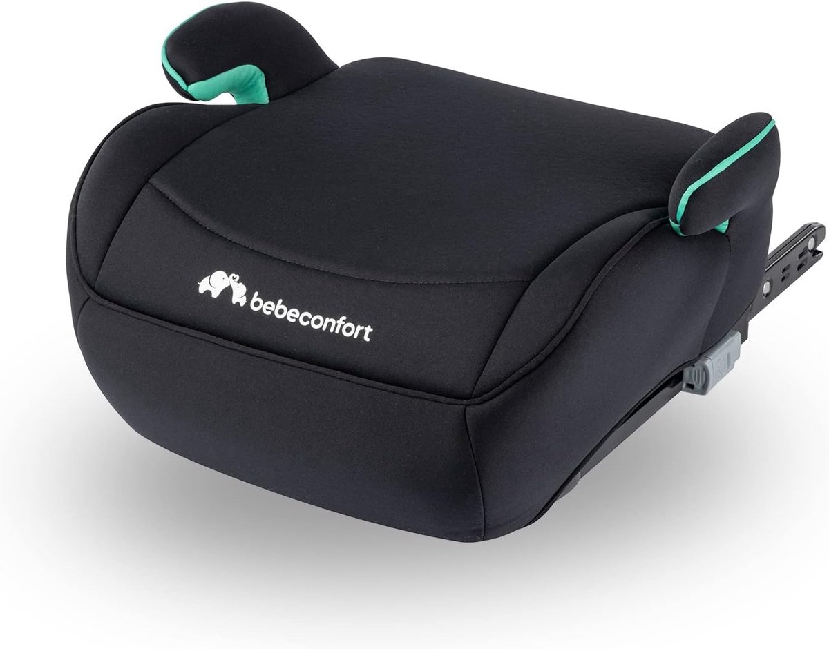 Manga i-Fix-zitverhoger ISOFIX-zitverhoger - Lichtgewicht zitverhoger - 6 tot 12 jaar - 22-36 kg - 125-150 cm - Black Mist