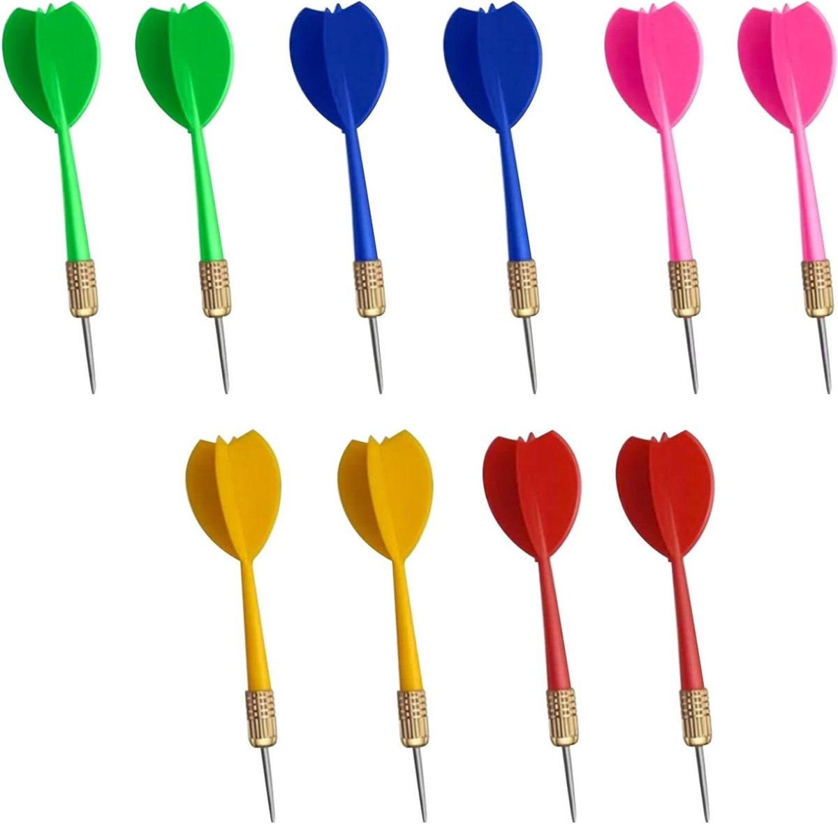 10 stuks plastic dartpijlen zachte pijlen voor jong en oud indoorspel