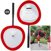 Cheqo® XL Badminton Set - Grote Badminton Rackets voor Kinderen - Inclusief Shuttle - Kindvriendelijk Ontwerp
