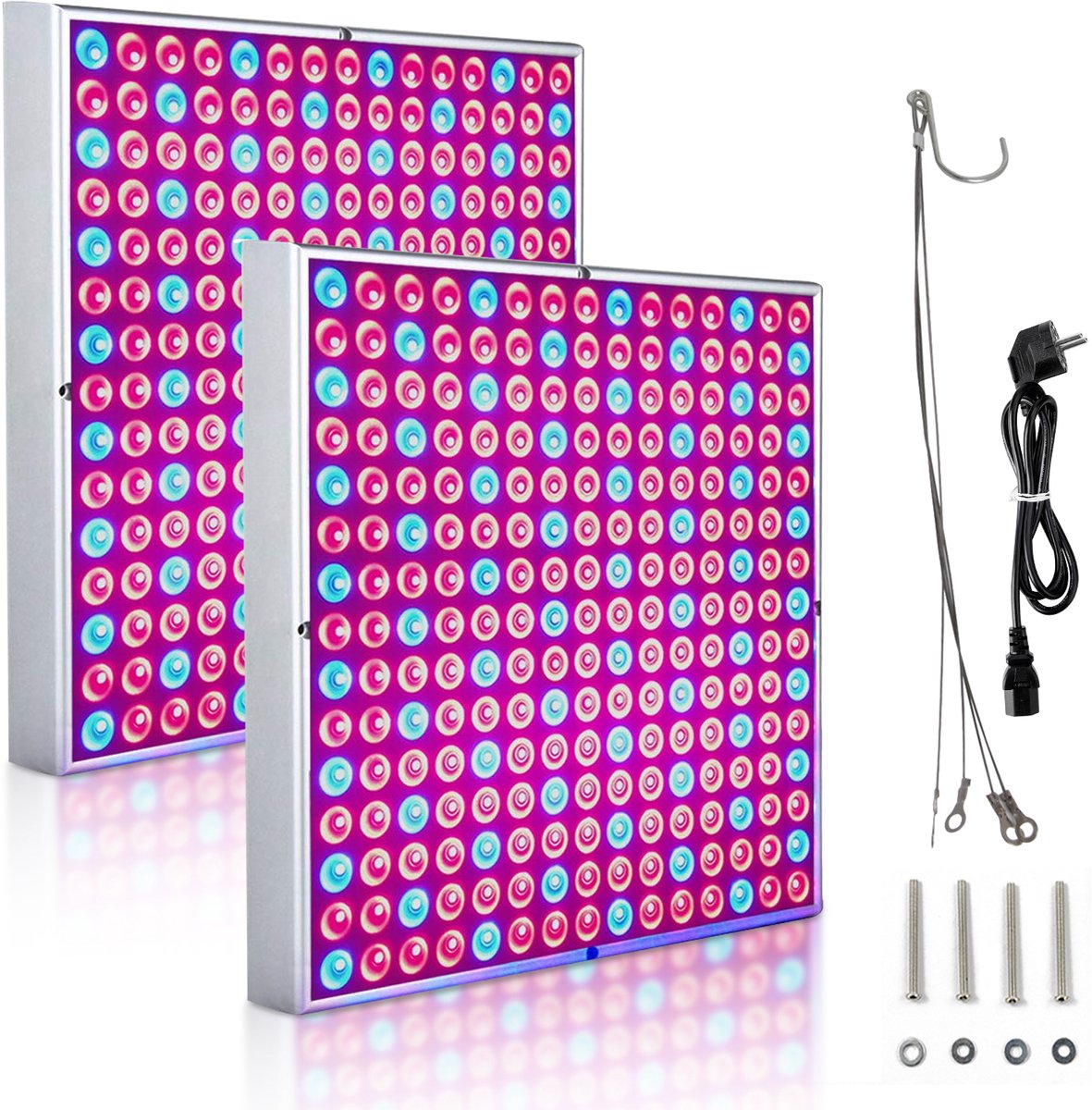 2X LED Groeilamp - Professionele groeilamp - Kweeklamp - Indoor Grow Light - LED verlichting - Full spectrum - 15W