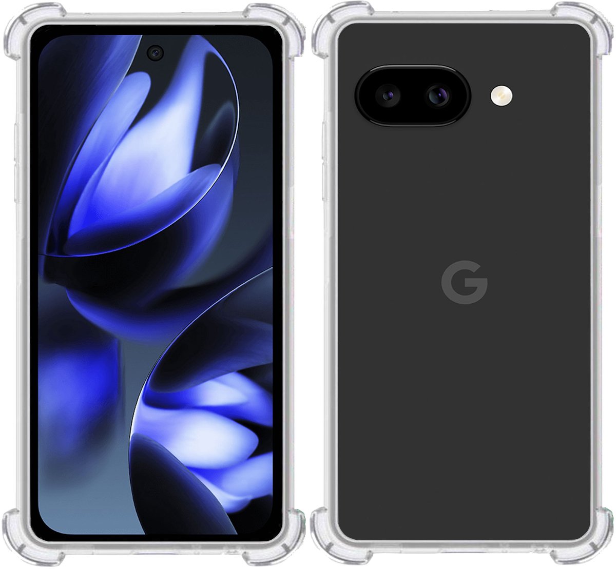 TechNow Hoesje geschikt voor Google Pixel 9a – Extreme Shock Case – Case Transparant