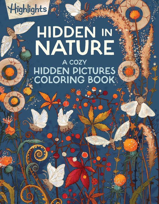 Hidden in Nature: A Cozy Hidden Pictures Coloring Book - cover