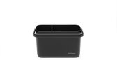 Brabantia SinkSide caddie de rangement avec porte-chiffon - Dark Grey