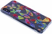 iPhone X / Xs 3D Butterfly Design Back Cover Hoesje