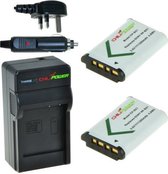 ChiliPower 2 x NP-BX1 accu's voor Sony - Charger Kit + car-charger - UK version