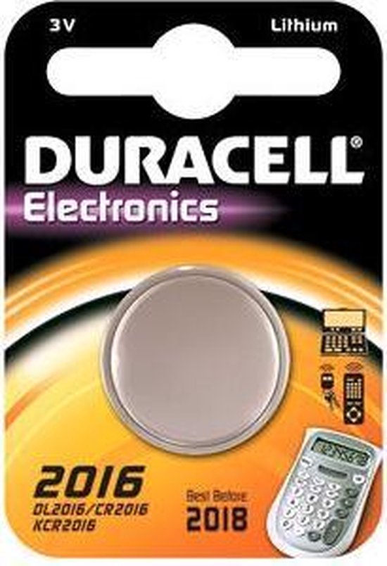 Duracell Batterij plat 3v lithium cr2016 bol.com