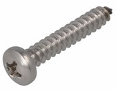 Plaatschroef RVS A2 4,2x13 – zak a 12 stuks – Cilinderkop – kruiskop PH-2 – zelftappend – DIN 7981C