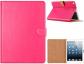 iPad 9.7 inch (2018) / (2017) Roze Booktype Kunstleer Hoesje Met Pasjesruimte