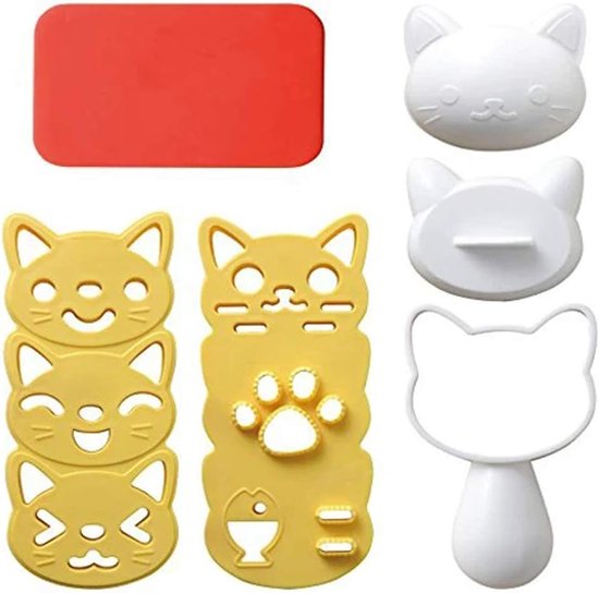 Driehoek Sushi Maker Mould - 2 Stuks Onigiri Kit Met Persvorm Voor Japanse Sushi - Koken Decoreren Accessoires Keukengereedschap Delr