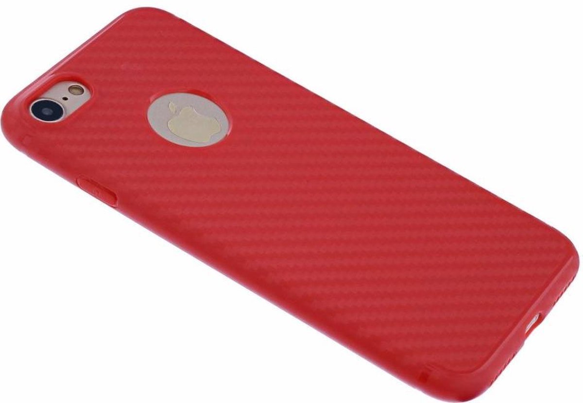OU Case Rood Hoesje Ferrari series voor iPhone 8 / 7