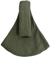 KimDo - Heupdrager - Donker groen Rib - Draagzak - Peuter - Kinder - Baby - Schouderdrager