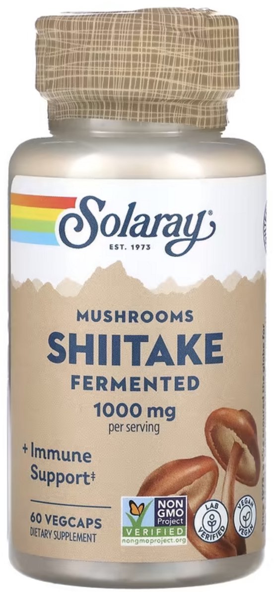 Solaray Shiitake 500 Mg 60 Vcaps