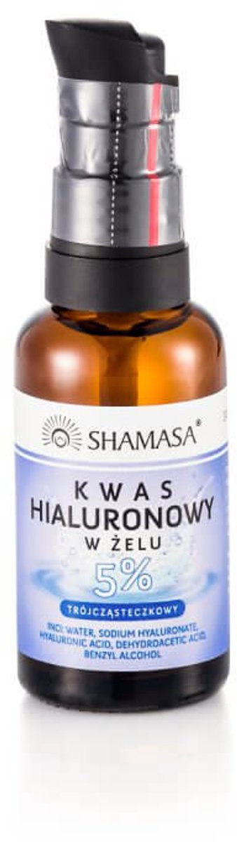 Shamasa - Hyaluronic acid 5% gel with a convenient pump! express lifting! 30 ml