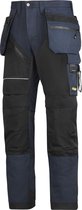 Snickers Ruffwork werkbroek 6202-9504 Navy/Black mt.56