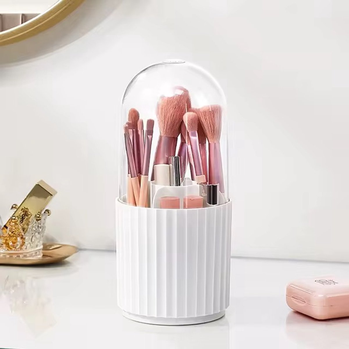 Make Up Organizer - Rotating Make-up Organizer - organizer - Brush organizer - wit