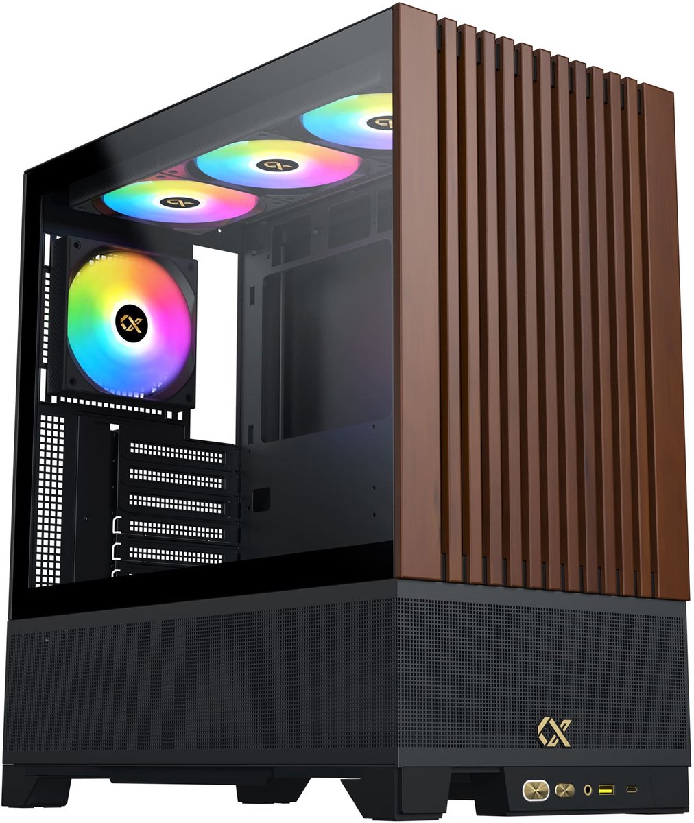 PC-behuizing - XIGMATEK - Endorphin WD (zwart) - Medium tower - E-ATX-formaat - Zonder voeding