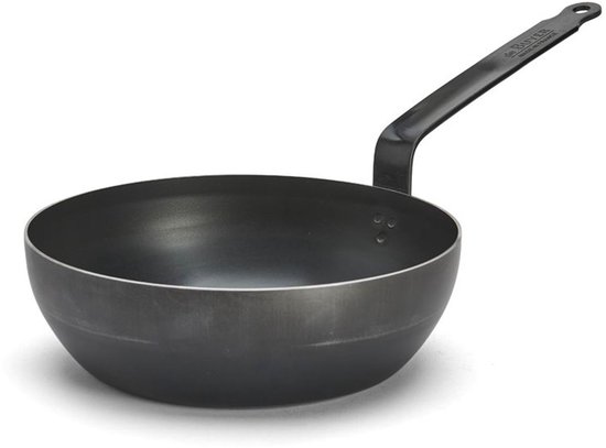 De Buyer - Hapjespan Ø28 cm- plaatstaal - PFAS vrij
