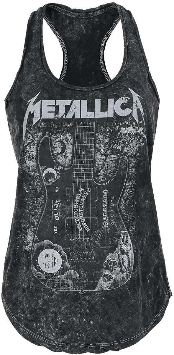 Metallica Ouija Guitar Dames Top - zwart - XXL