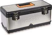 Beta Gereedschapskoffer - Inlegbak - 500 x 200 x 220 mm - Kleur Grijs, Zwart
