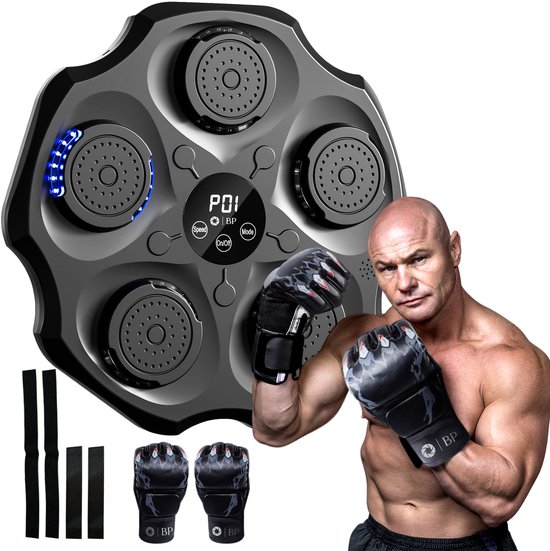 BP® Boksmachine met Bluetooth en Handschoenen