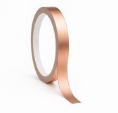 Kopertape 10mm - Geleidende Koperfolie - 0.05mm dikte - 10 meter