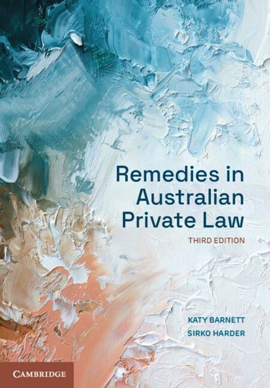 Remedies in Australian Private Law - cover