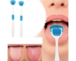2 stuks tongschraper - tongschrapers - tongreiniger - tong reiniger - tong schraper - Voor Mondverzorging - Tongborstel - tegen slechte adem - reinigt witte tong aanslag