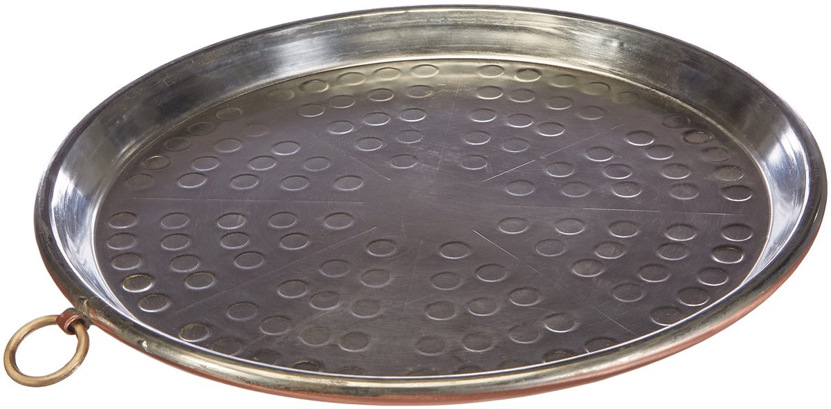 Ibenzoa® Hoogwaardige Conische Koper Taartvorm voor Perfecte Bakresultaten, 30 cm, Bruin
