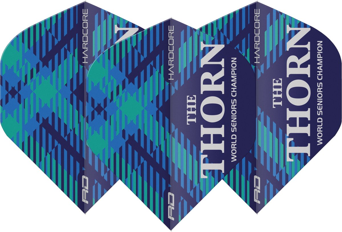 Rob Thornton - World Seniors Hardcore Blue - Dart Flights