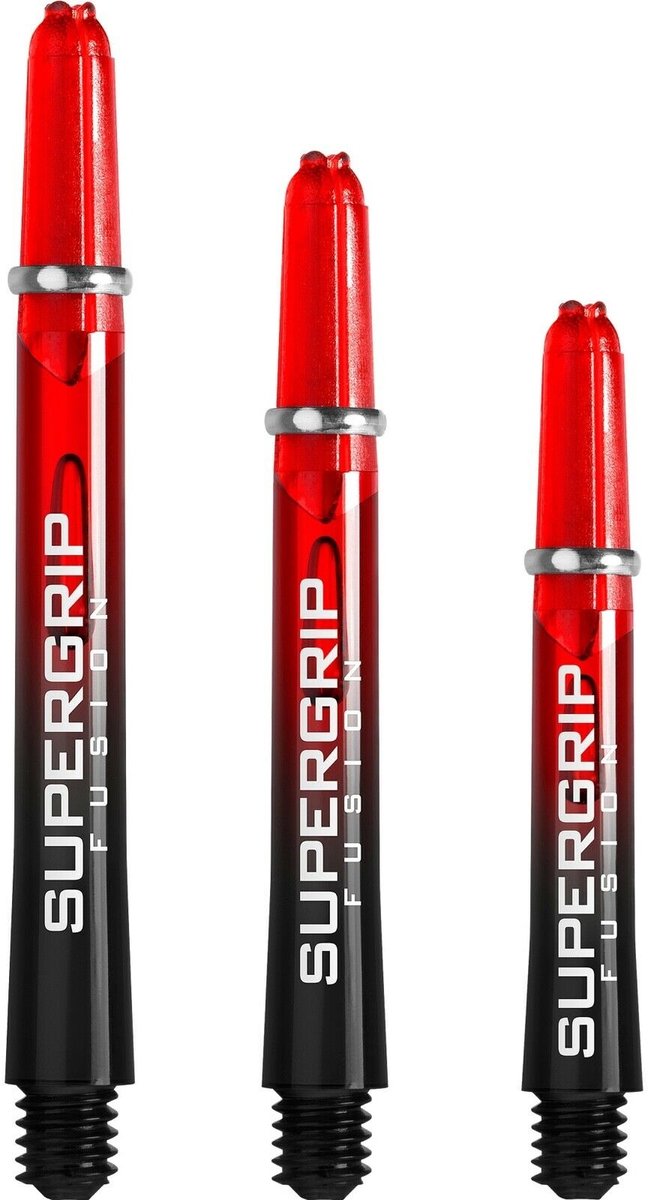 Harrows Supergrip Fusion Red - Dart Shafts Short