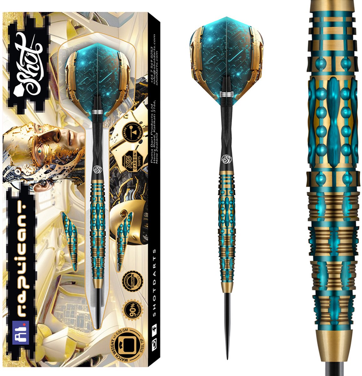 Shot AI Replicant 90% - Dartpijlen 23 Gram