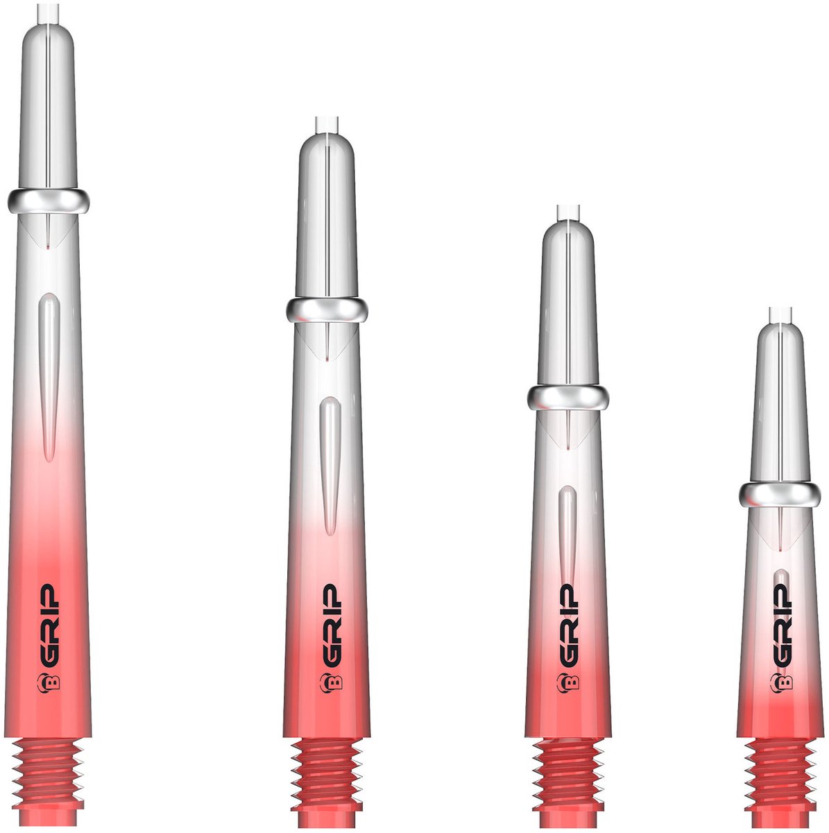 BULL'S B-Grip-2 TTC Red - Dart Shafts Medium