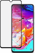 Ntech Screenprotector Geschikt voor Samsung Galaxy A70/A70s 2 pack full cover Screenprotector Tempered Glass - Zwart