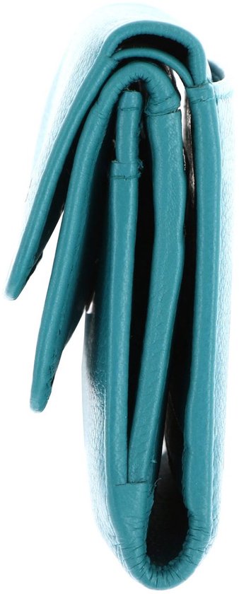 Golden Head Cuir porte-monnaie Madrid RFID Protect Überschlagbörse 1176 Türkis turquoise